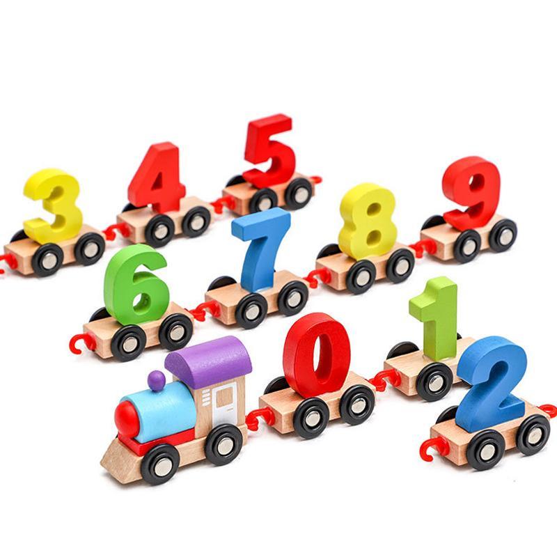 Variant image for Houten Cijfer Trein – Educatief Speelgoed voor Peuters, Duurzaam Hout voor Tellen & Sorteren, Geschikt voor 3 Jaar-2