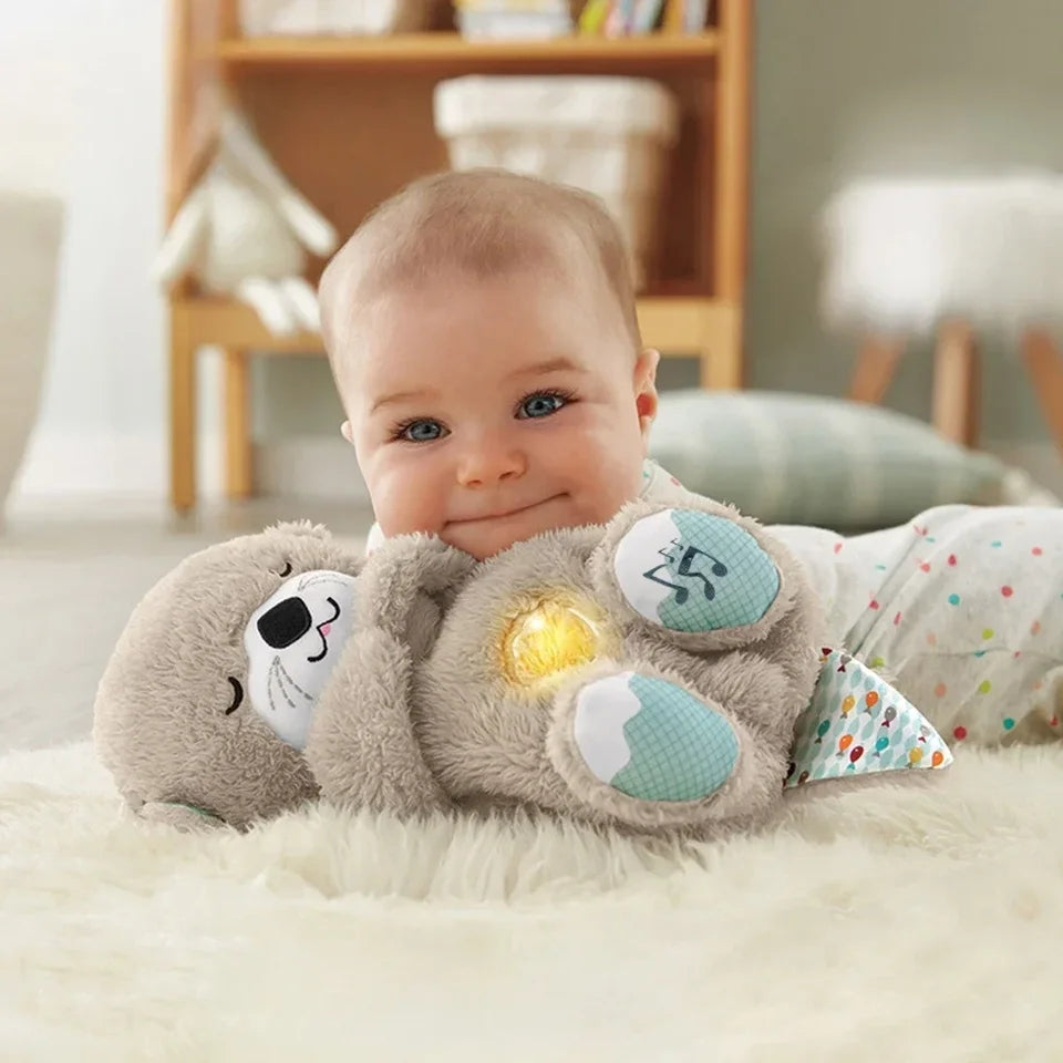 Knuffelbare Slaapvriend – Ademend Speelgoed met Kalmerende Melodieën – Ideaal voor Baby's en Peuters-6
