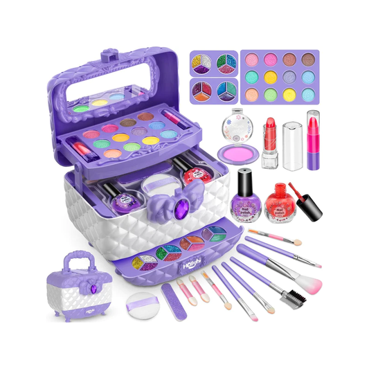 Make-up Set voor Kinderen – Veilige, Afwasbare Formule – Creatieve Speelset voor Kleine Fashionista's 1