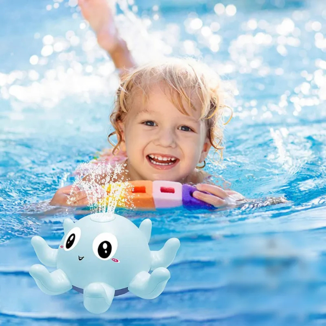 OctoSplash Waterfontein – Interactief Bad speelgoed met Licht en Spettereffecten voor Kinderen 4