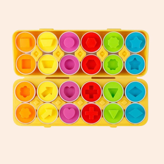 Educatief Speelgoed – Geometrische Eieren, Duurzaam en Kindveilig – Perfect voor Peuters 2