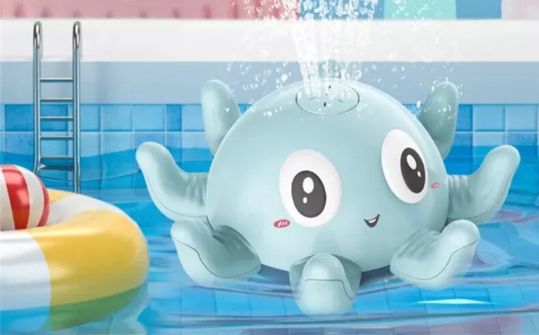 OctoSplash Waterfontein – Interactief Bad speelgoed met Licht en Spettereffecten voor Kinderen 5