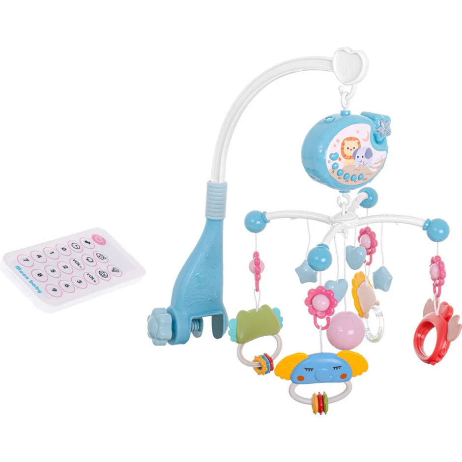 Muziekmobiel voor Baby – 40 Melodieën, Sterrenprojector en Afstandsbediening – Ideaal voor Slaaprust-1
