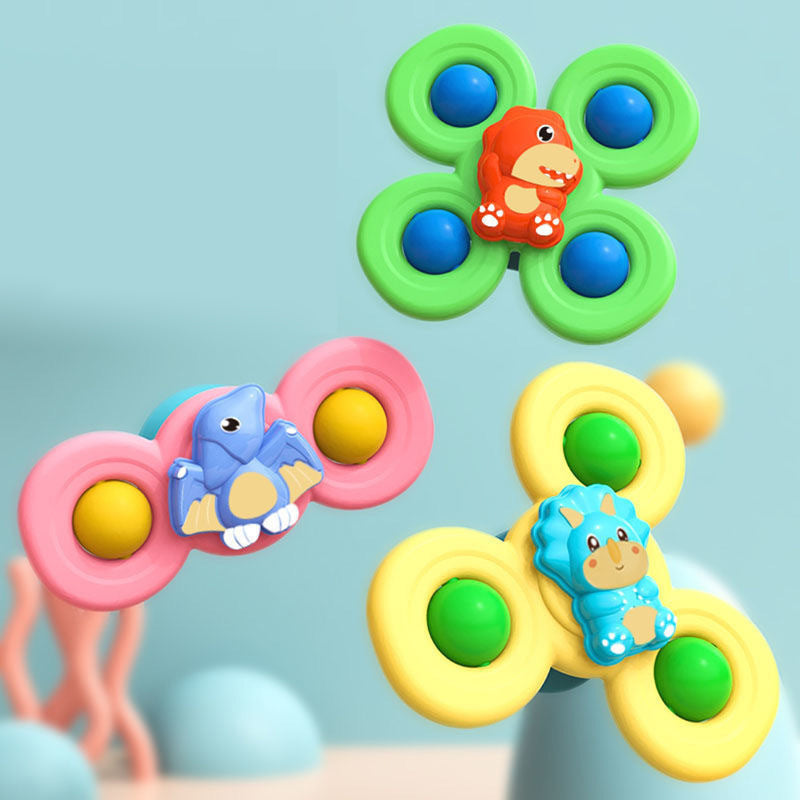 Draaiende Spinners – Educatief Speelgoed voor Baby's, Set van 3 – Veilig ABS voor 1 Jaar en Oudere 3