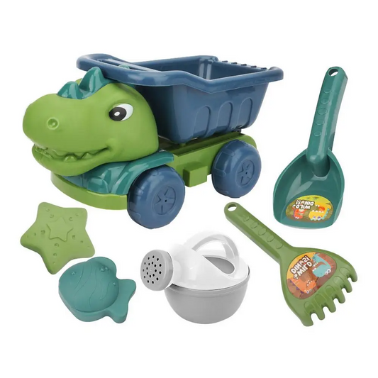 Zandbak Speelset – Educatieve Dino Truck met Accessoires – Creatief Buiten Spel voor Kinderen 1