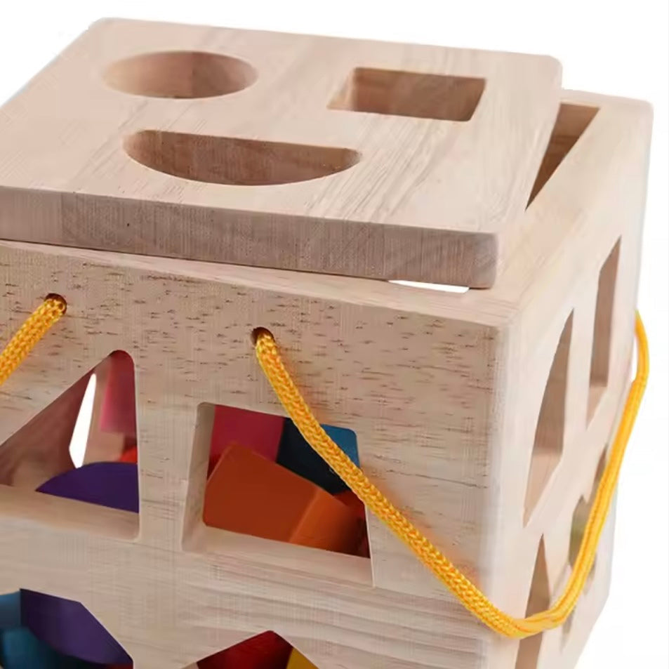 Geometrische Blokken – Educatief Speelgoed van Hout voor Creatieve Ontwikkeling en Motorische Vaardigheden 4