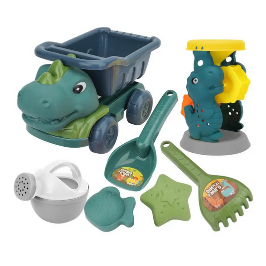 Zandbak Speelset – Educatieve Dino Truck met Accessoires – Creatief Buiten Spel voor Kinderen 2