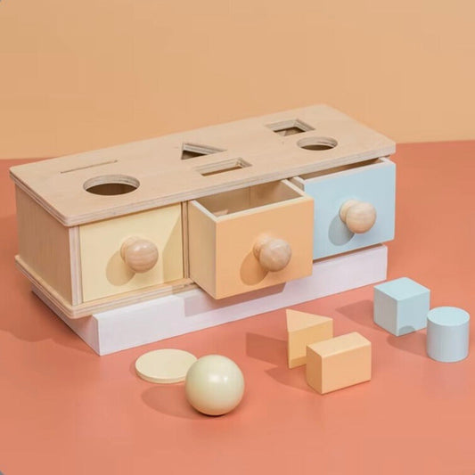 Object Permanence Box – Educatief Speelgoed van Kindveilige Hout – Stimuleert Cognitieve Ontwikkeling 1