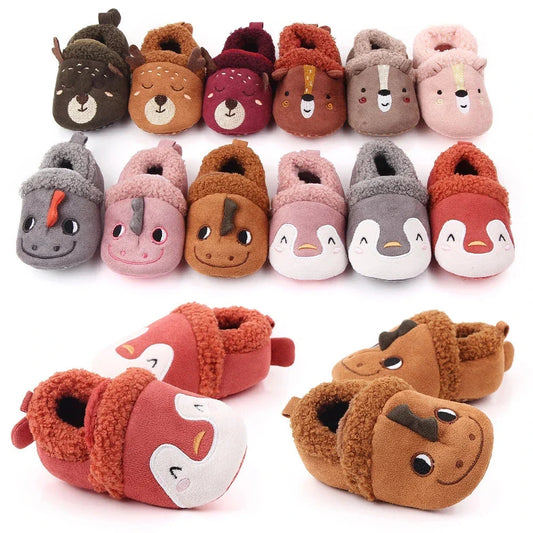 Antislip Baby Slippers – Zachte Katoenen Zool voor Veiligheid en Comfort – Geschikt voor Alle Seizoenen 1