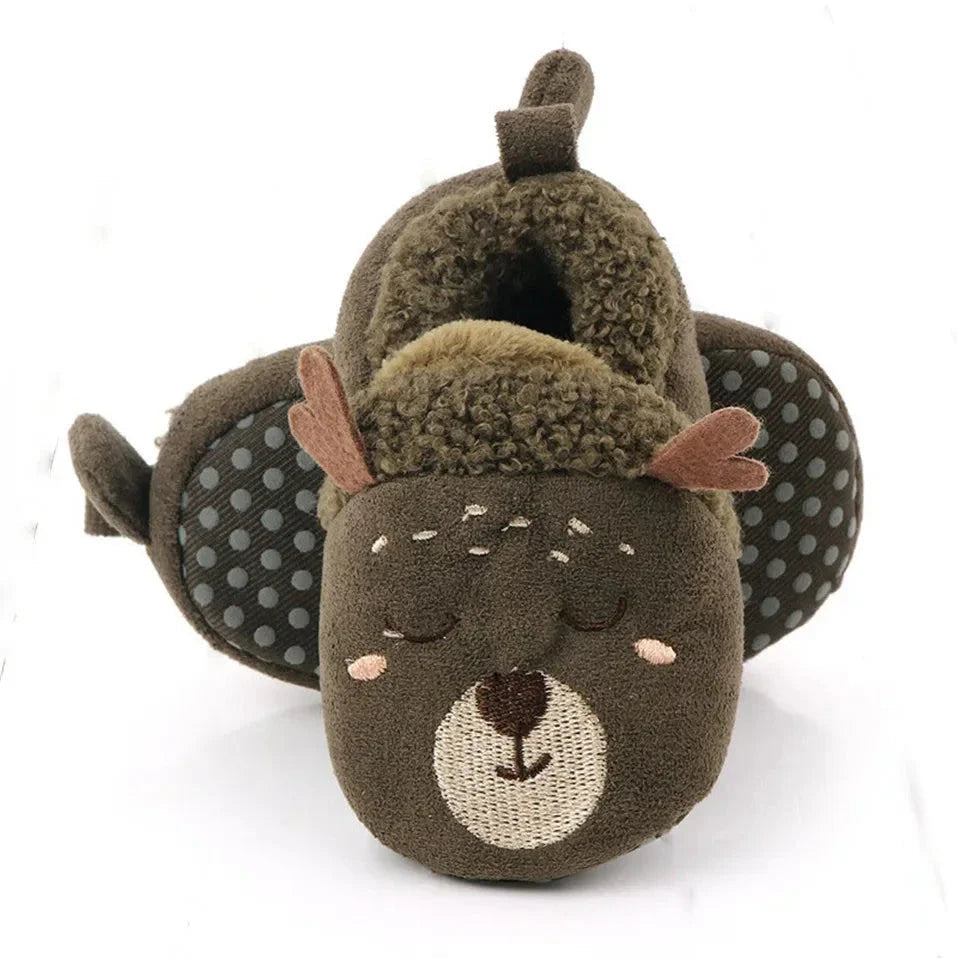 Antislip Baby Slippers – Zachte Katoenen Zool voor Veiligheid en Comfort – Geschikt voor Alle Seizoenen 4