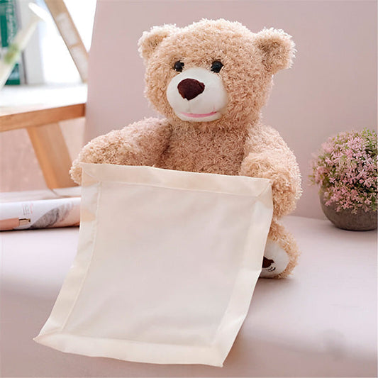 Interactieve Knuffelbeer – Zacht Pluche, Zingt en Speelt Kiekeboe – Voor Baby's en Peuters 0-5 Jaar-2