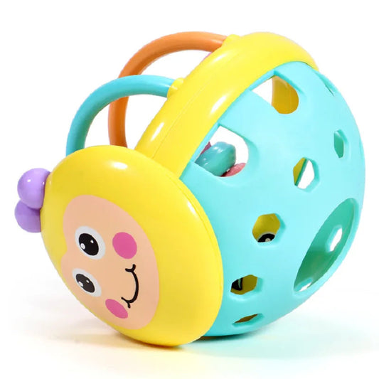 Zintuiglijke Babybal – Veilig en Lichtgewicht, Met Rammelgeluid – Geschikt voor Baby's vanaf 3 Maanden-4
