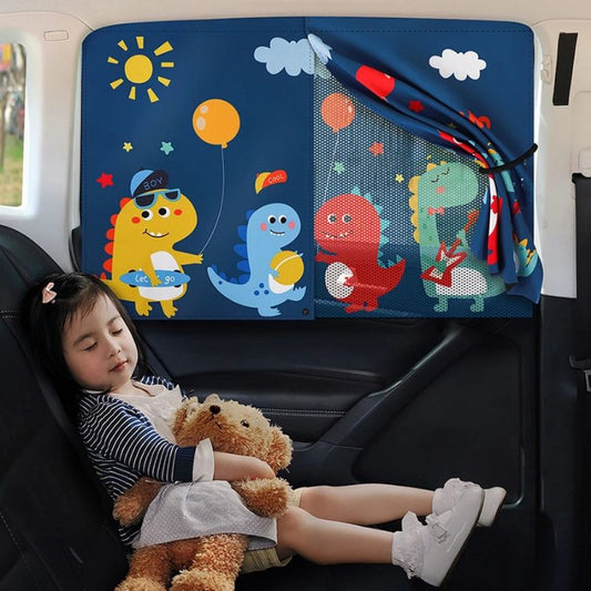 Baby Autogordijn – UV-bescherming, Magnetische Installatie, Insectenbescherming – Universeel voor Alle Auto's 1