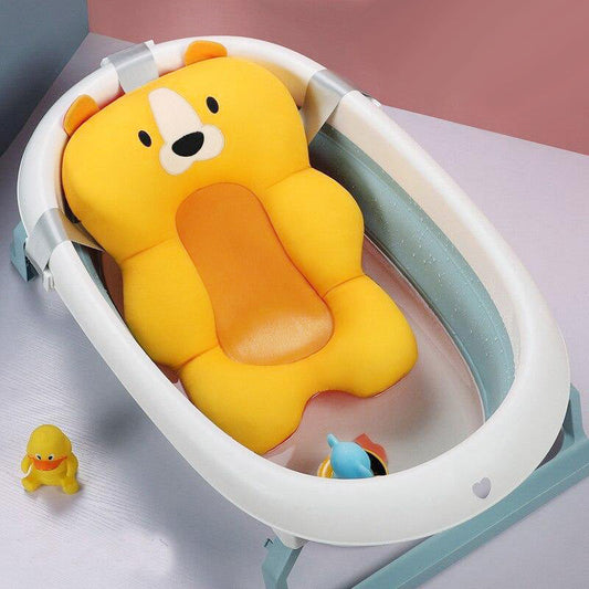 Baby Badkussen – Ergonomisch Ontwerp, Zacht en Ademend Katoen – Voor Comfortabele en Veilige Badmomenten 1
