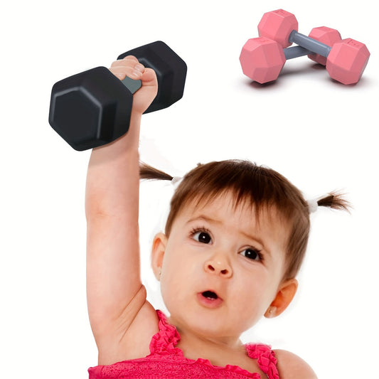 Baby Dumbbell – Sensorisch Verrijkend Speelgoed van Niet-giftige Materialen – Stimuleert Motorische Vaardigheden 1