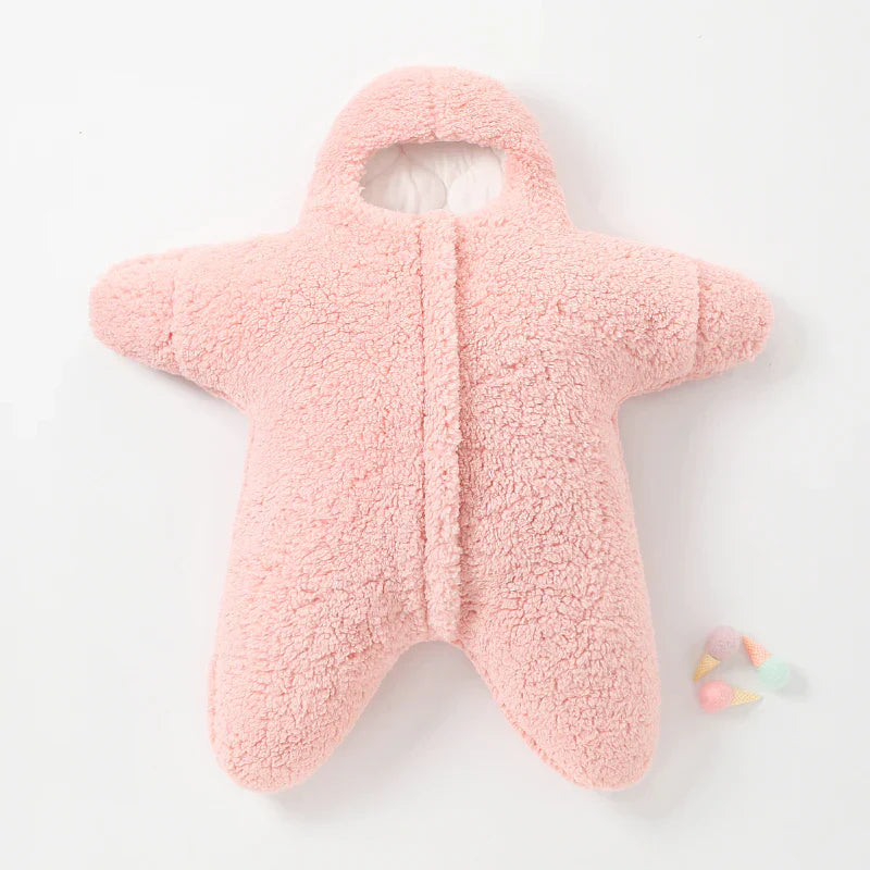 Baby Pyjama – Zachte Pluizige Stof, Ademend Textiel – Met Schattig Zeesterdesign 3