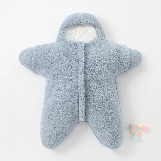 Baby Pyjama – Zachte Pluizige Stof, Ademend Textiel – Met Schattig Zeesterdesign 4