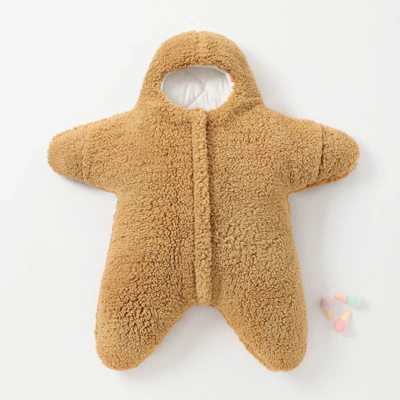 Baby Pyjama – Zachte Pluizige Stof, Ademend Textiel – Met Schattig Zeesterdesign 5