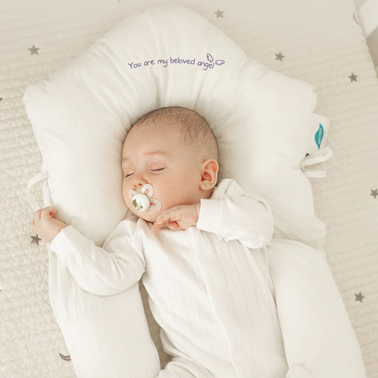 Baby Slaapkussen – Ergonomisch Ontwerp, Hypoallergeen, Ondersteunt Spierontwikkeling – 100% Katoen 0