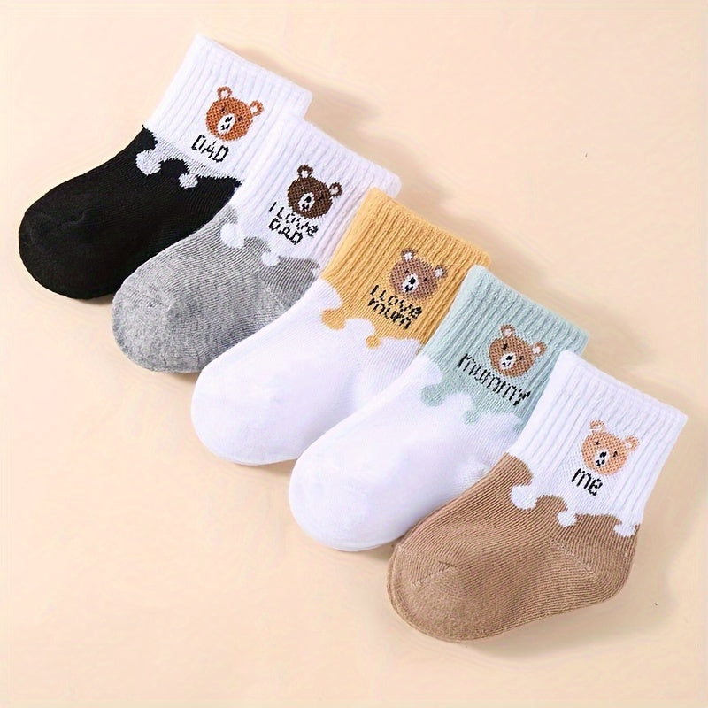 Baby Sokken – 5 Paar Rekbare Enkelsokken van Ademend Materiaal – Comfortabel en Stijlvol 4