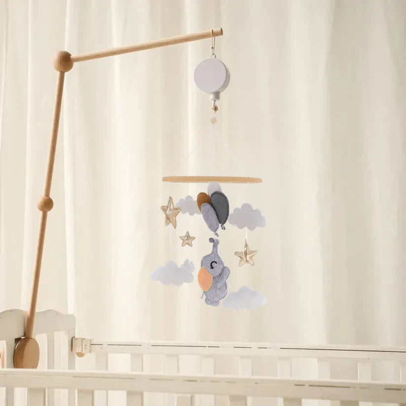 Babymobiel – Rustgevende Houten Ontwerpen met Babyveilig Vilt – Ideaal voor Zintuiglijke Ontwikkeling 14
