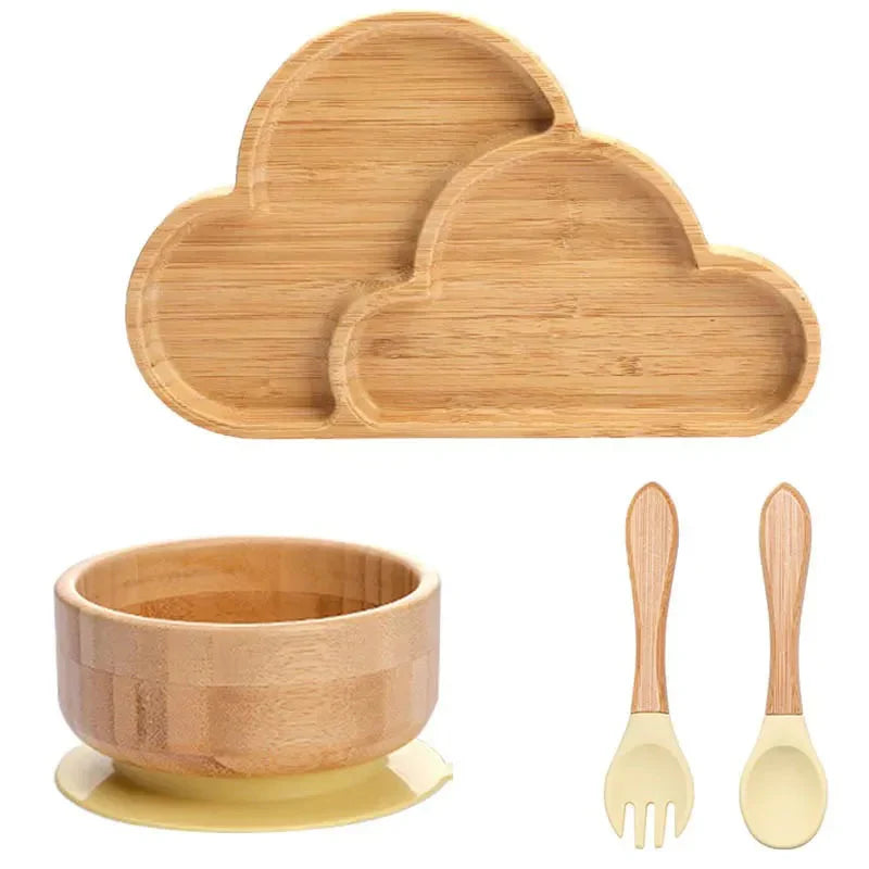 Babyservies – Bamboe Set met Zuignap, BPA-vrij en Natuurlijk – Perfect voor Kleine Eters 11