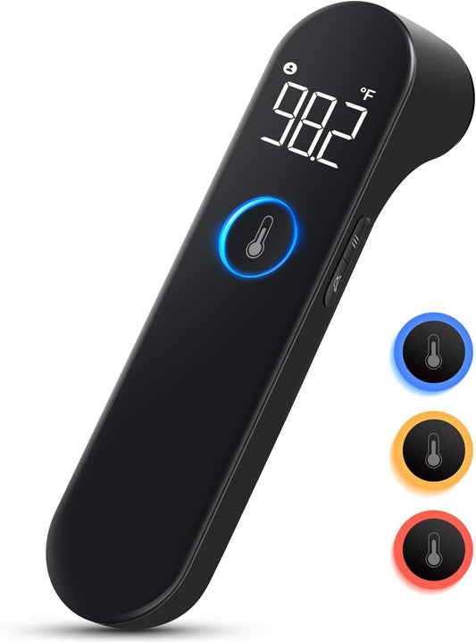 Babythermometer – Nauwkeurige Infraroodmeting, Koortsalarm en Stille Modus – Geschikt voor het Hele Gezin 0