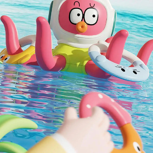 Badspeelgoed – Spetterend Ringwerpen met Octopus, Veilig en Creatief Spel 5