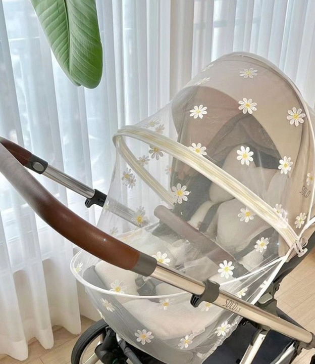 Beschermkap voor Kinderwagens – Ademend Mesh, Eenvoudige Installatie – Effectieve Insectenbescherming 0