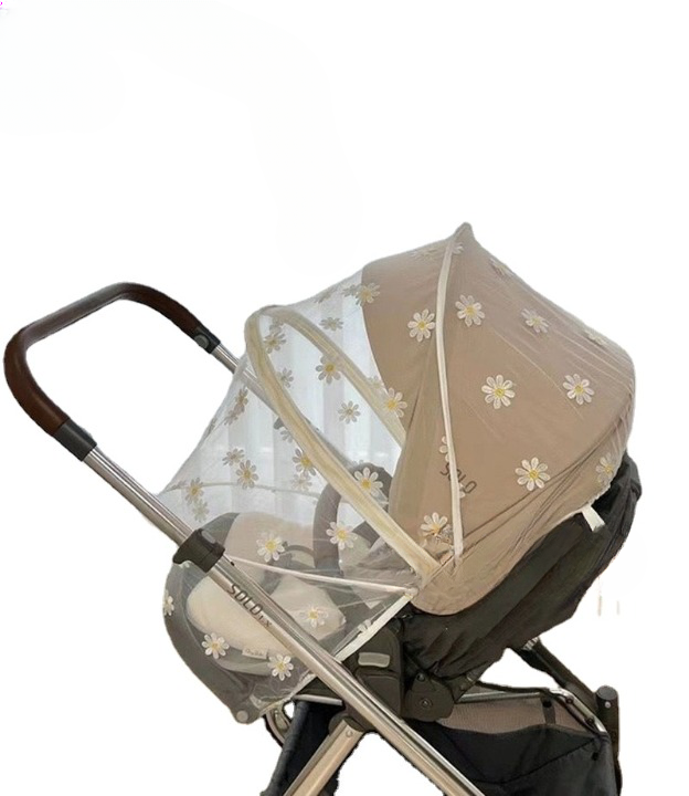 Beschermkap voor Kinderwagens – Ademend Mesh, Eenvoudige Installatie – Effectieve Insectenbescherming 4