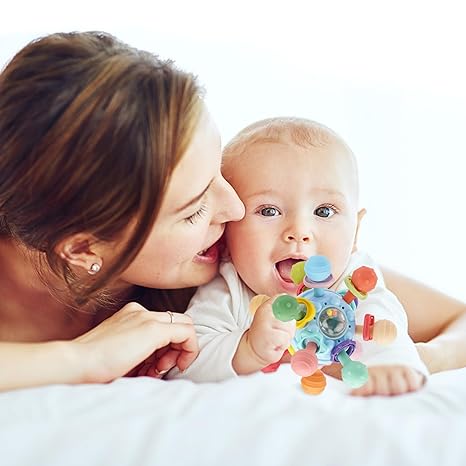 Bijtspeelgoed – Zacht Siliconen, Stimuleert Zintuigen, BPA-vrij – Ideaal voor Baby’s 5