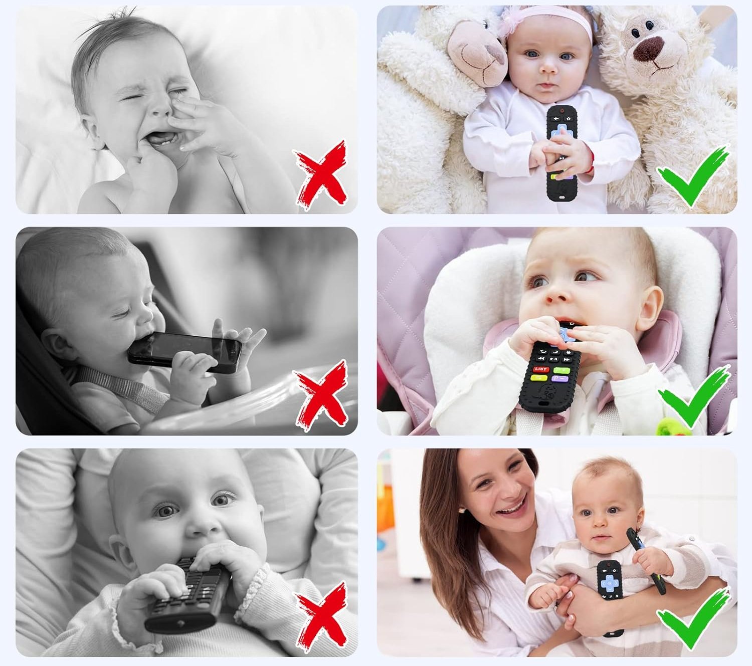 Bijtspeelgoed – Zachte Siliconen, Stimuleert Motorische Ontwikkeling – Ideaal voor Baby's 3