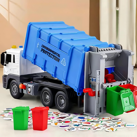 Afvalwagen Speelgoed – Educatief en Interactief met Geluid en Licht – Voor Kinderen van 3 tot 5 Jaar-4