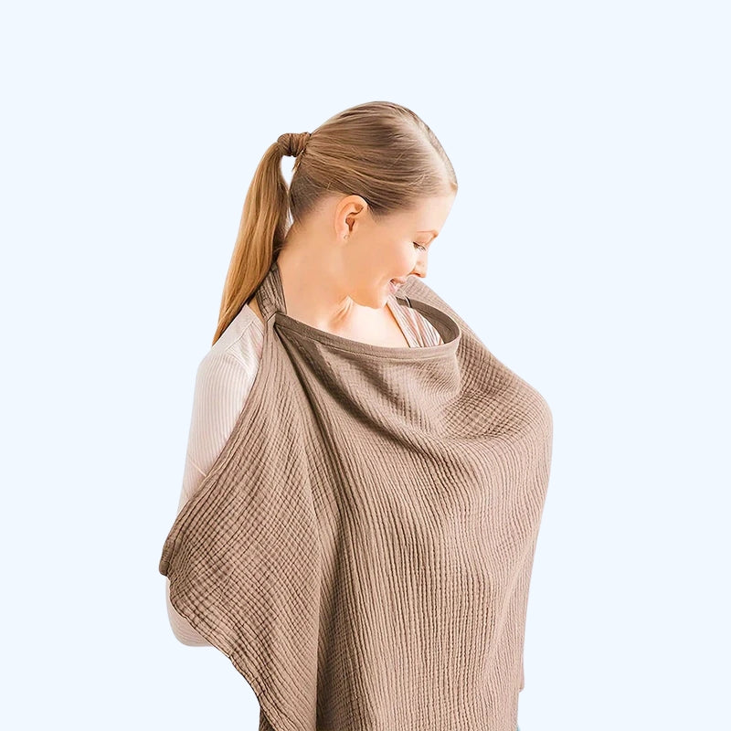 Borstvoeding Sjaal – Ademend Katoen, Zacht en Comfortabel – Perfect voor Borstvoeding in Stijl 1