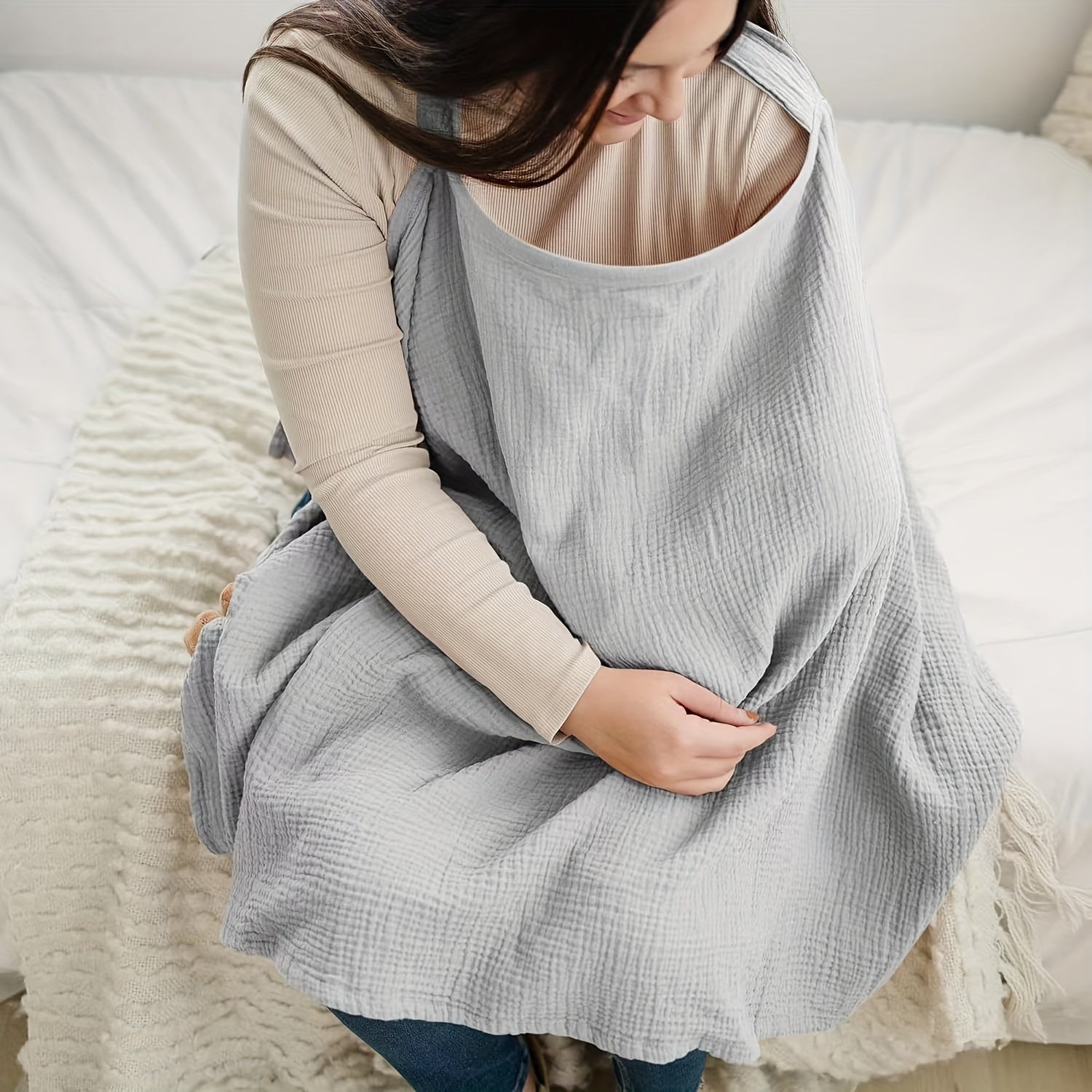 Borstvoeding Sjaal – Ademend Katoen, Zacht en Comfortabel – Perfect voor Borstvoeding in Stijl 8