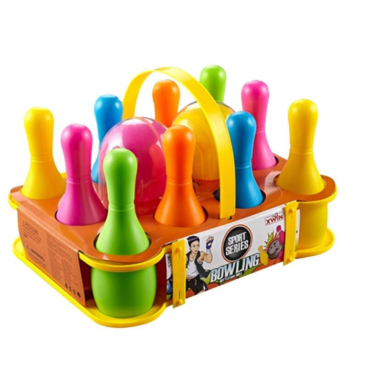 Bowling Set – Kleurrijke Kegels en Ballen, Veilig en Duurzaam – Perfect voor Actief Spel 0