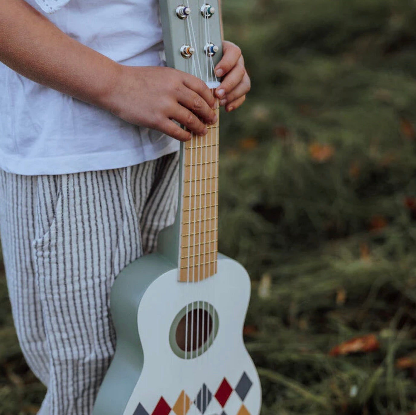 Houten Kindergitaar – Educatief Speelgoed met 6 Snaren – Stimuleert Creativiteit en Motoriek