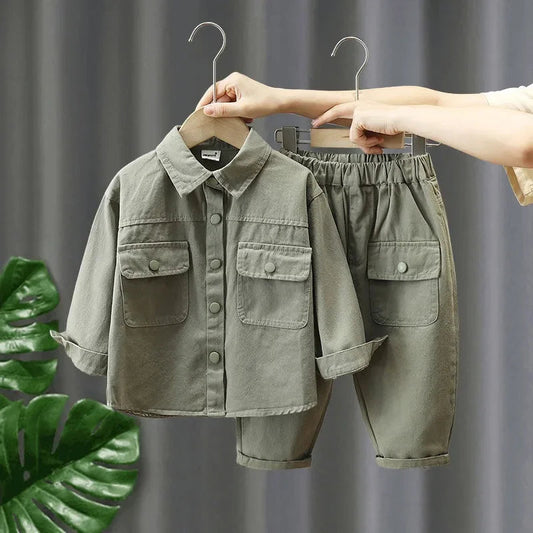 Denim Set – Zachte, Duurzame 2-Delige Outfit voor Actieve Kinderen – Machinewasbaar 1