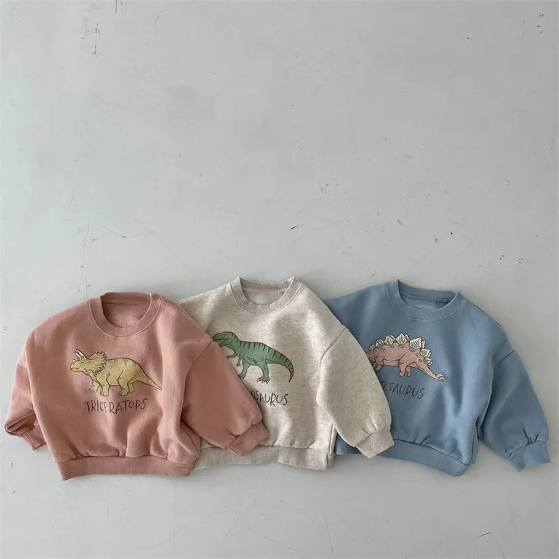 Dino Sweater – Zachte Stof, Schattige Dinosaurus Print – Comfortabel en Duurzaam voor Kinderen 1