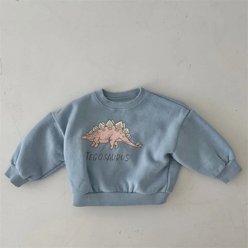 Dino Sweater – Zachte Stof, Schattige Dinosaurus Print – Comfortabel en Duurzaam voor Kinderen 4