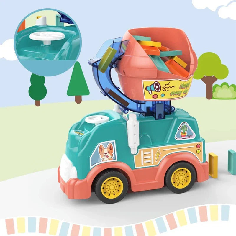 Domino Truck – Educatief Speelgoed voor Kinderen, Stimuleert Creativiteit en Motorische Vaardigheden 3