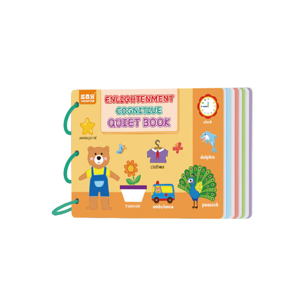 Educatief Activiteitboek – Vormherkenning en Concentratie, Duurzaam Karton – Voor Kinderen vanaf 3 Jaar 0