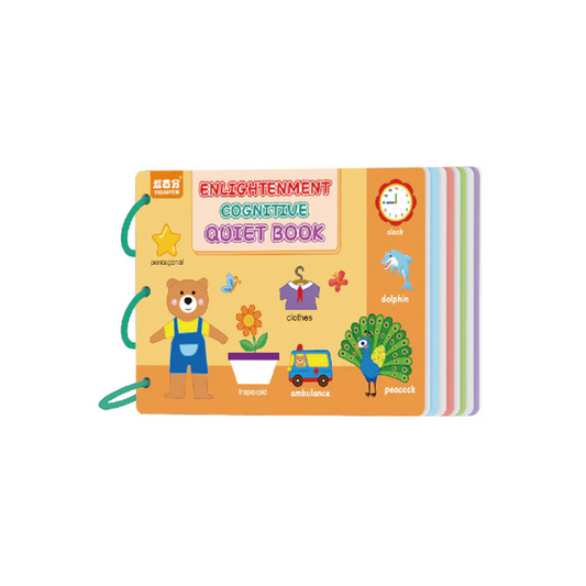 Educatief Activiteitboek – Vormherkenning en Concentratie, Duurzaam Karton – Voor Kinderen vanaf 3 Jaar 0