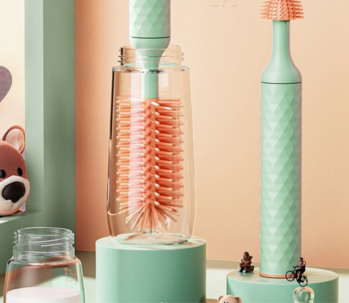 Elektrische Flessenborstel – Krachtige Siliconen Reiniging, USB-oplaadbaar, Voor Babyflessen en Meer 3