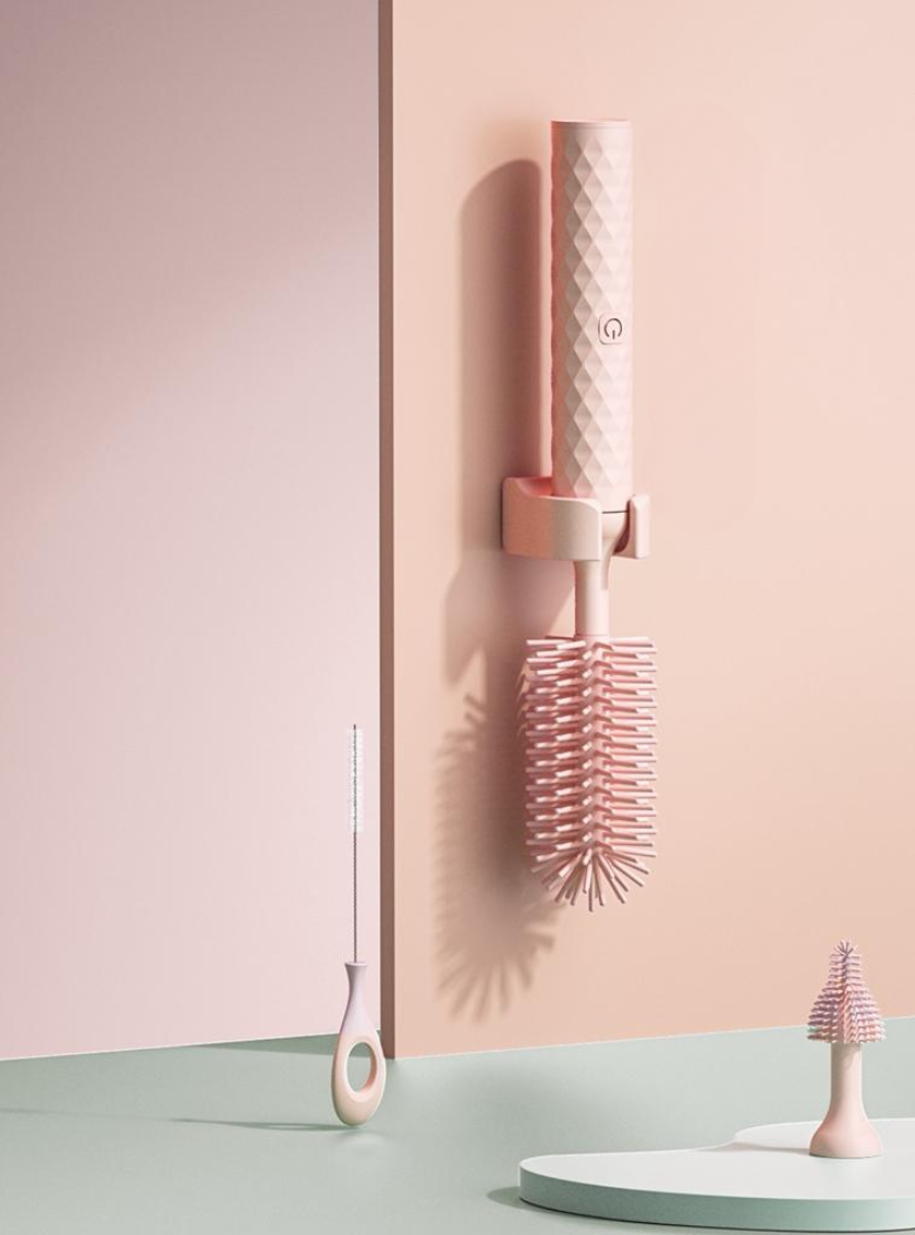 Elektrische Flessenborstel – Krachtige Siliconen Reiniging, USB-oplaadbaar, Voor Babyflessen en Meer 4