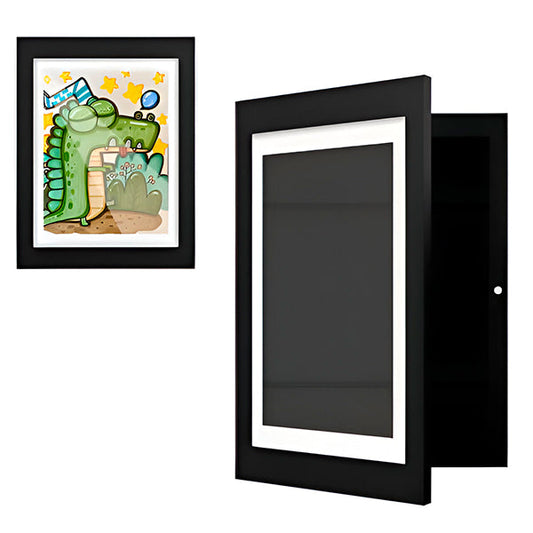 Opbergframe voor Kinderkunst – Breukbestendig Hout, Elegant Ontwerp – Voor Creatieve Kinderen-1