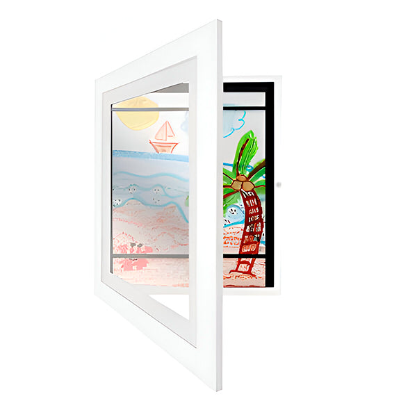 Opbergframe voor Kinderkunst – Breukbestendig Hout, Elegant Ontwerp – Voor Creatieve Kinderen-3