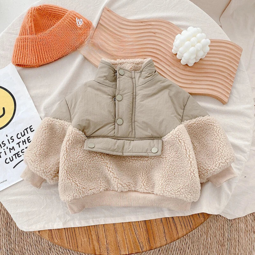 Fleece Lamswol Jas – Super Warm en Comfortabel voor Kinderen – Duurzaam en Machinewasbaar 1