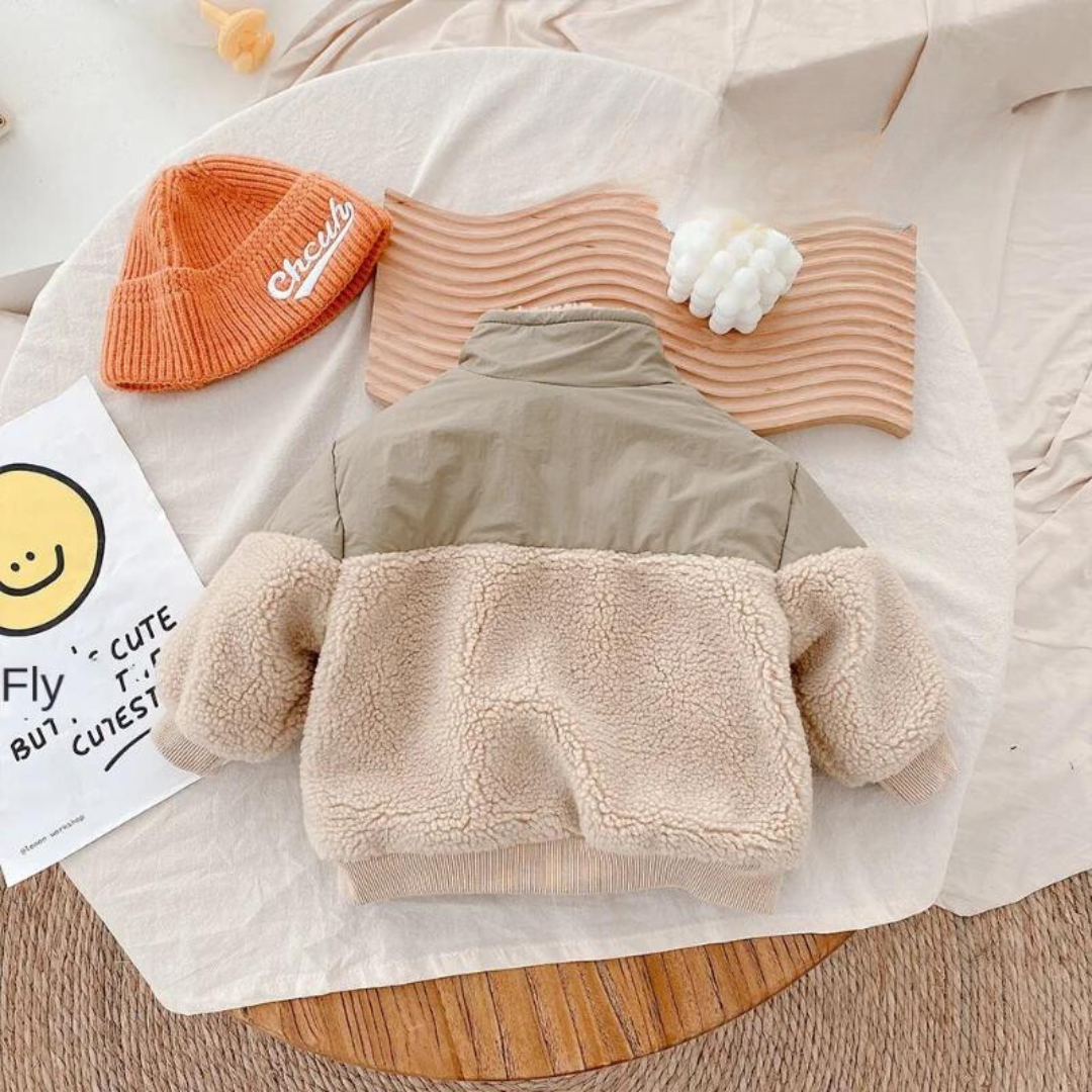 Fleece Lamswol Jas – Super Warm en Comfortabel voor Kinderen – Duurzaam en Machinewasbaar 2