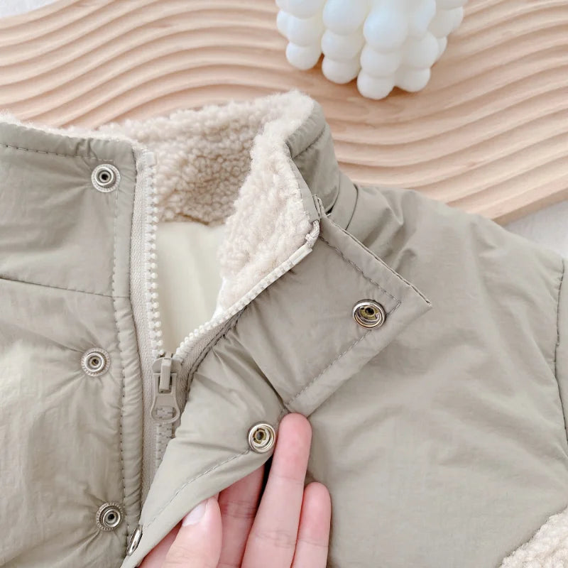 Fleece Lamswol Jas – Super Warm en Comfortabel voor Kinderen – Duurzaam en Machinewasbaar 3